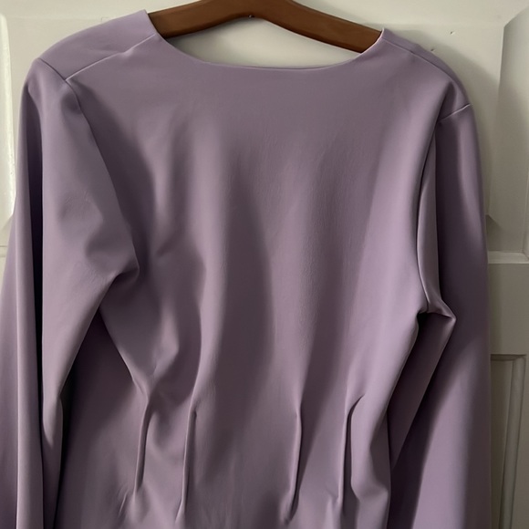 Ann Taylor lavender fitted blouse - Picture 5 of 6